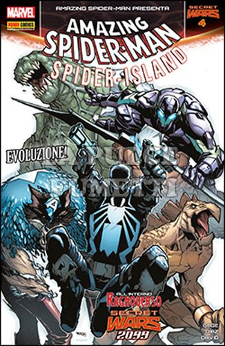 UOMO RAGNO #   645 - AMAZING SPIDER-MAN 4 - SPIDER-ISLAND - SECRET WARS